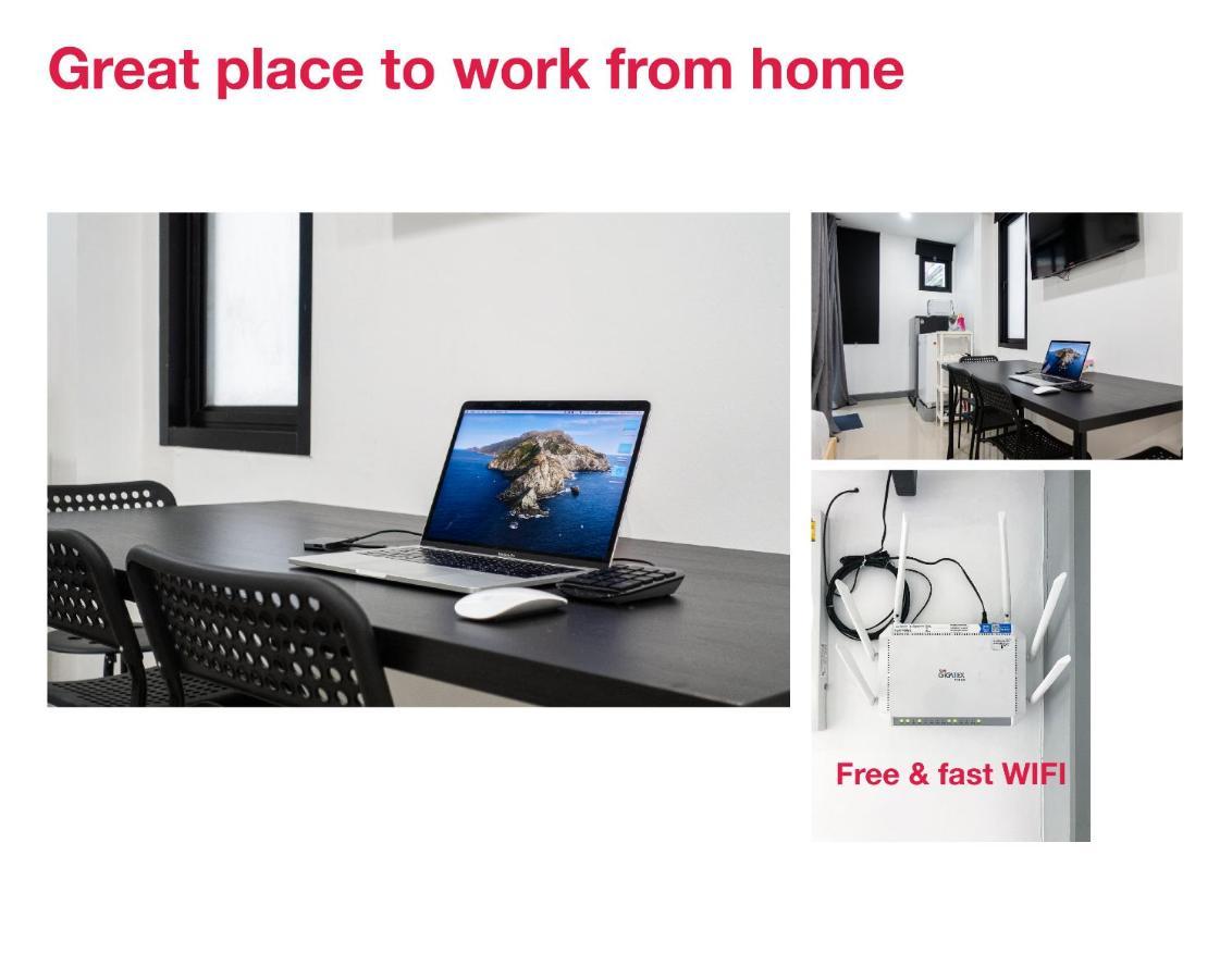Ferienwohnung P2 Silom Large 2beds full kitchen WIFI 4-6pax Bangkok Exterior foto